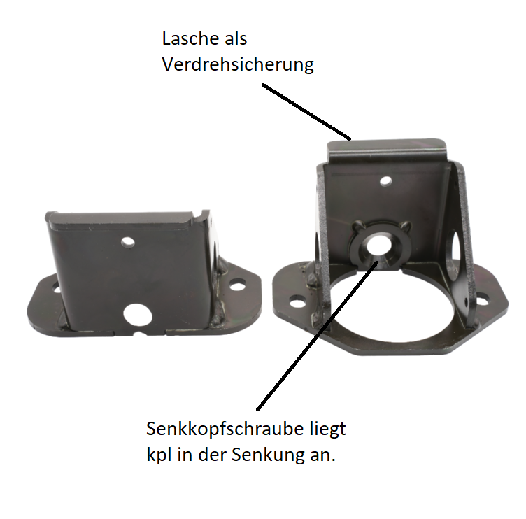 Umbau Kit Motorlager auf Hydrolager passend für T3 / T25