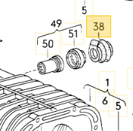 Faltenbalg Manschette Schaltwelle Getriebe für VW T3 020301261A